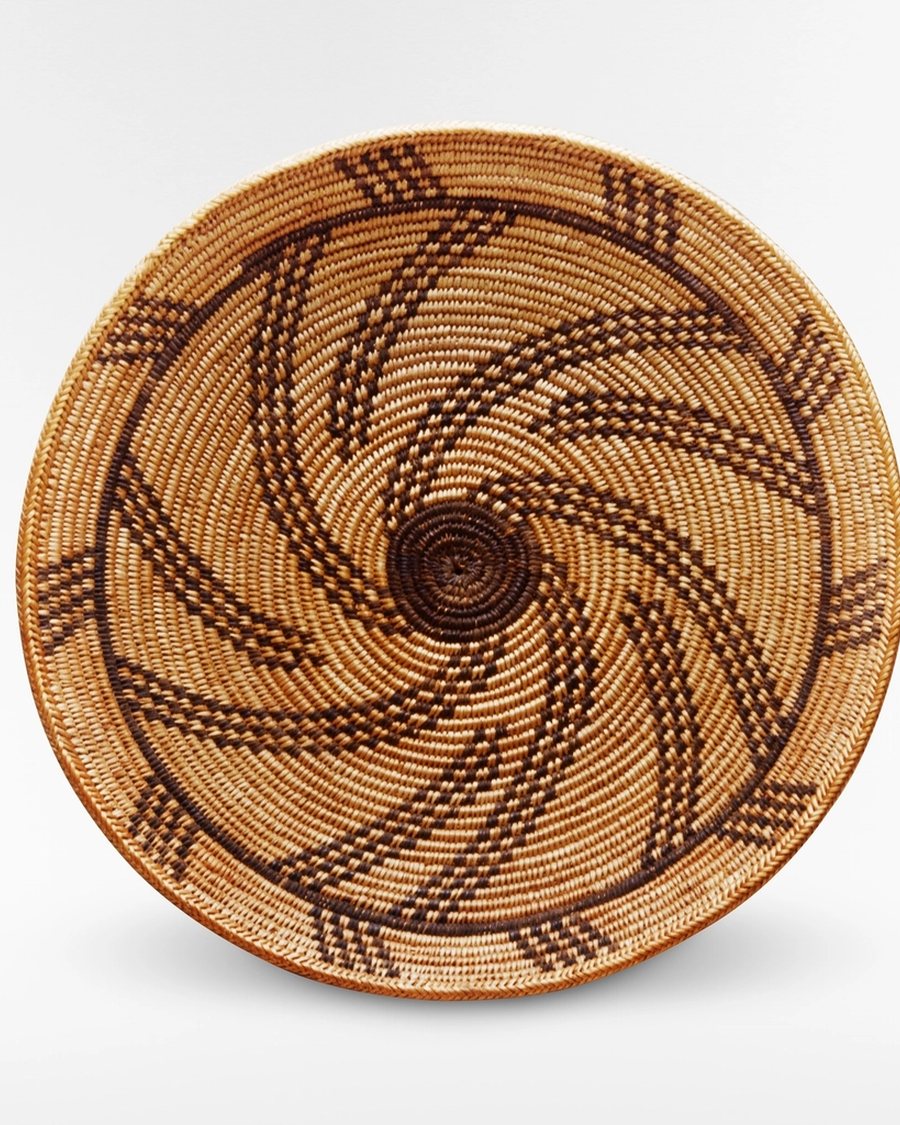 Spiral Coil Wall Basket, Natural