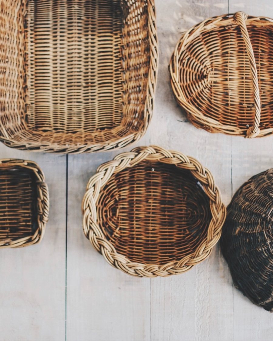 Wall Basket Group, Set of Five