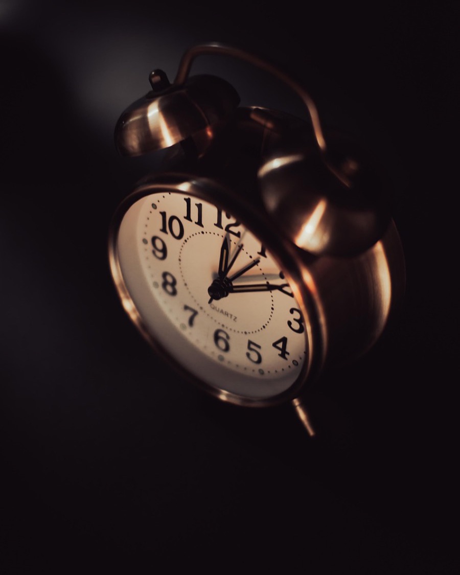 Twin-Bell Alarm Clock, Copper