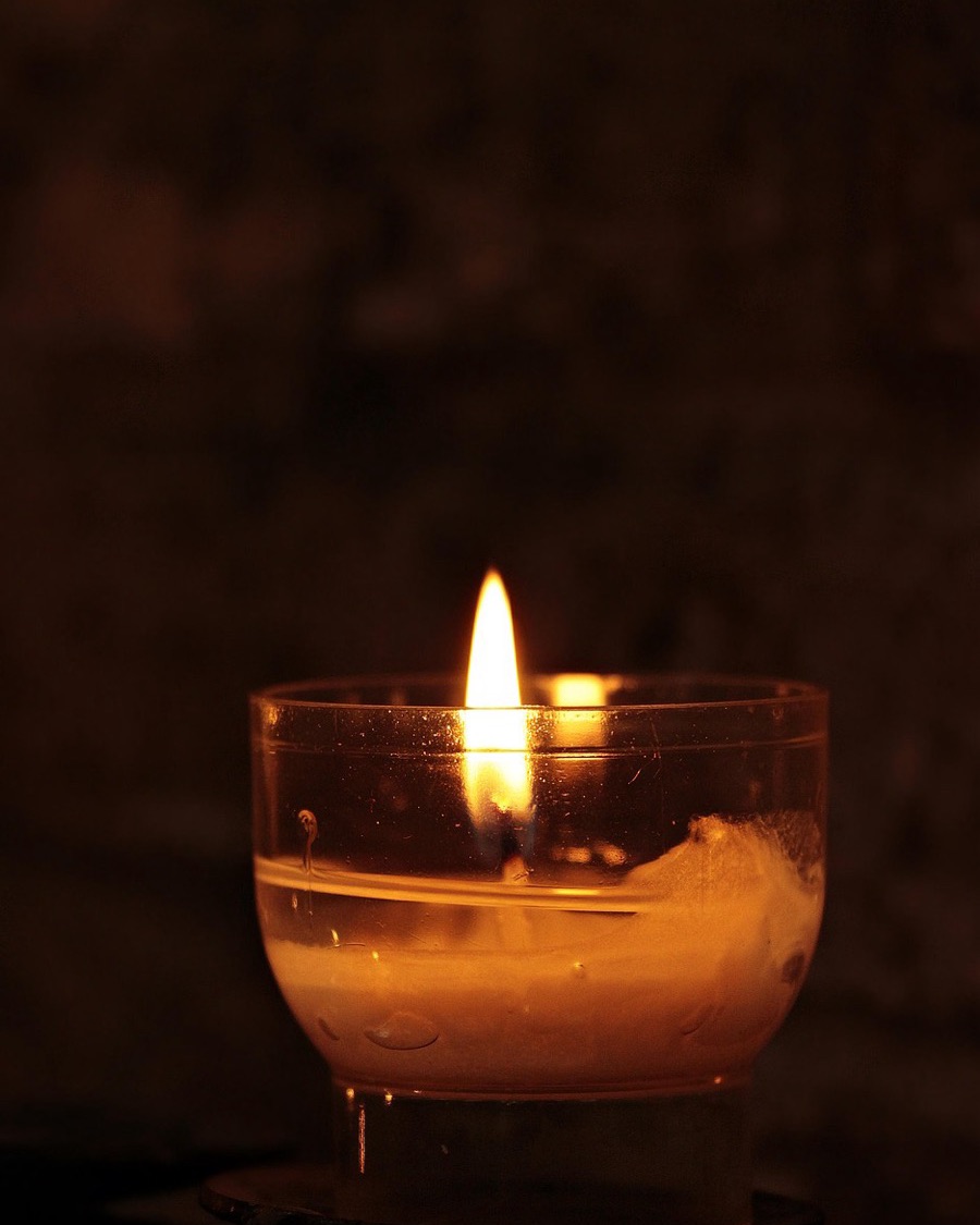Glass Tumbler Candle, Vanilla