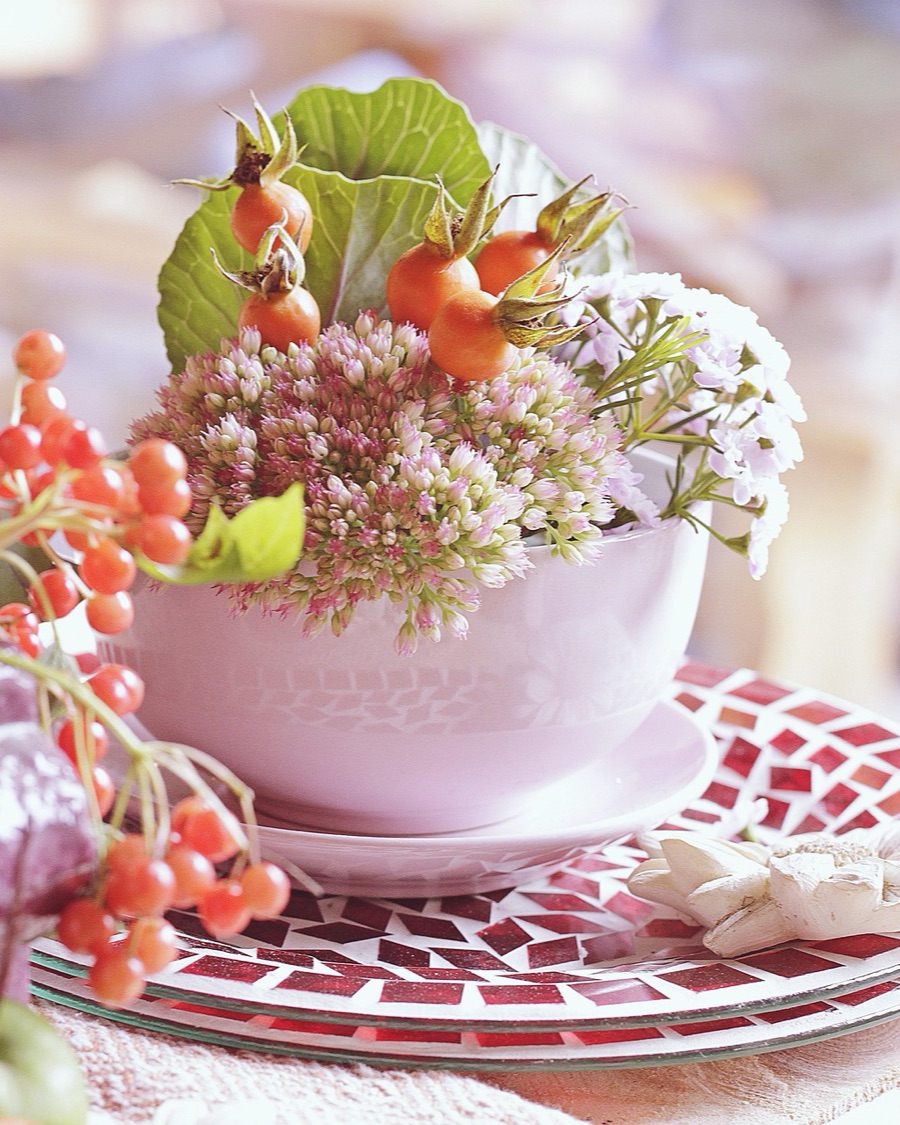 Teacup Floral Centrepiece
