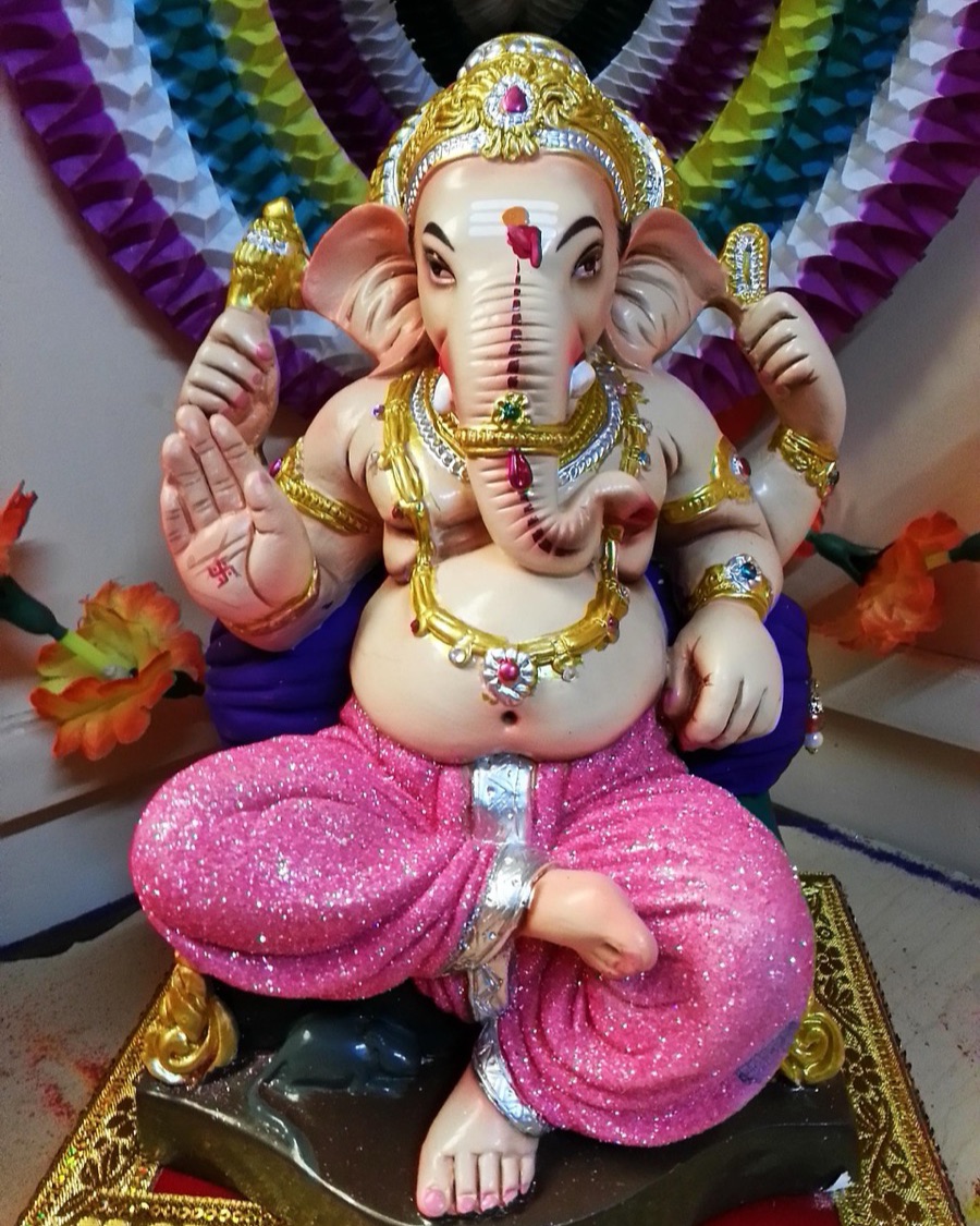 Hand-Painted Ganesha Murti