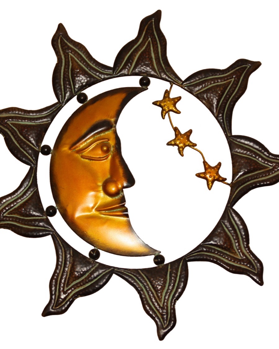 Sun and Moon Metal Wall Art