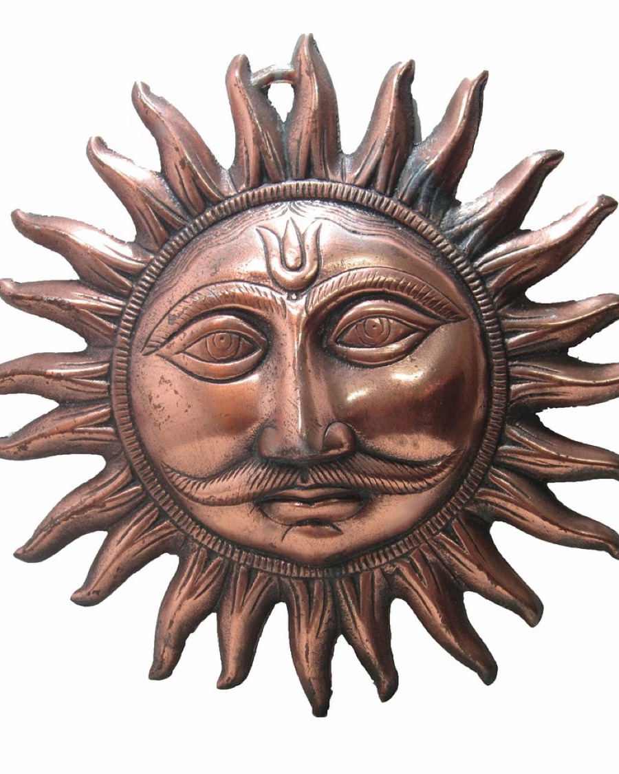 Copper Surya Wall Hanging