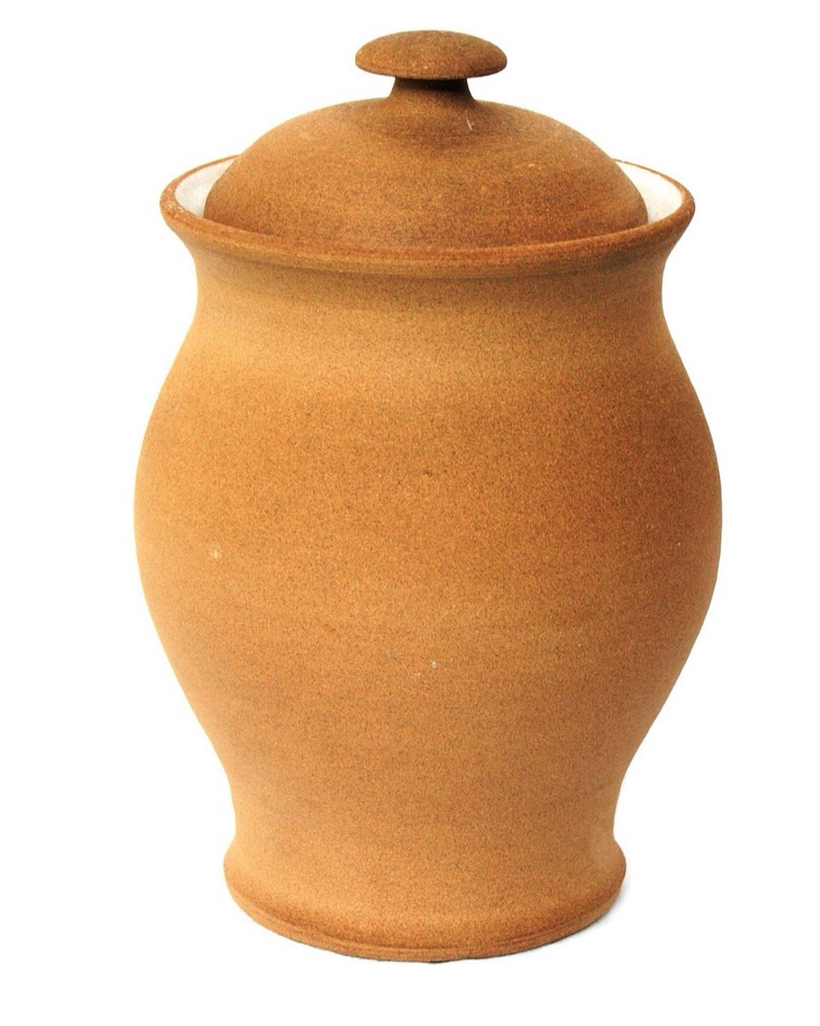 Terracotta Lidded Jar