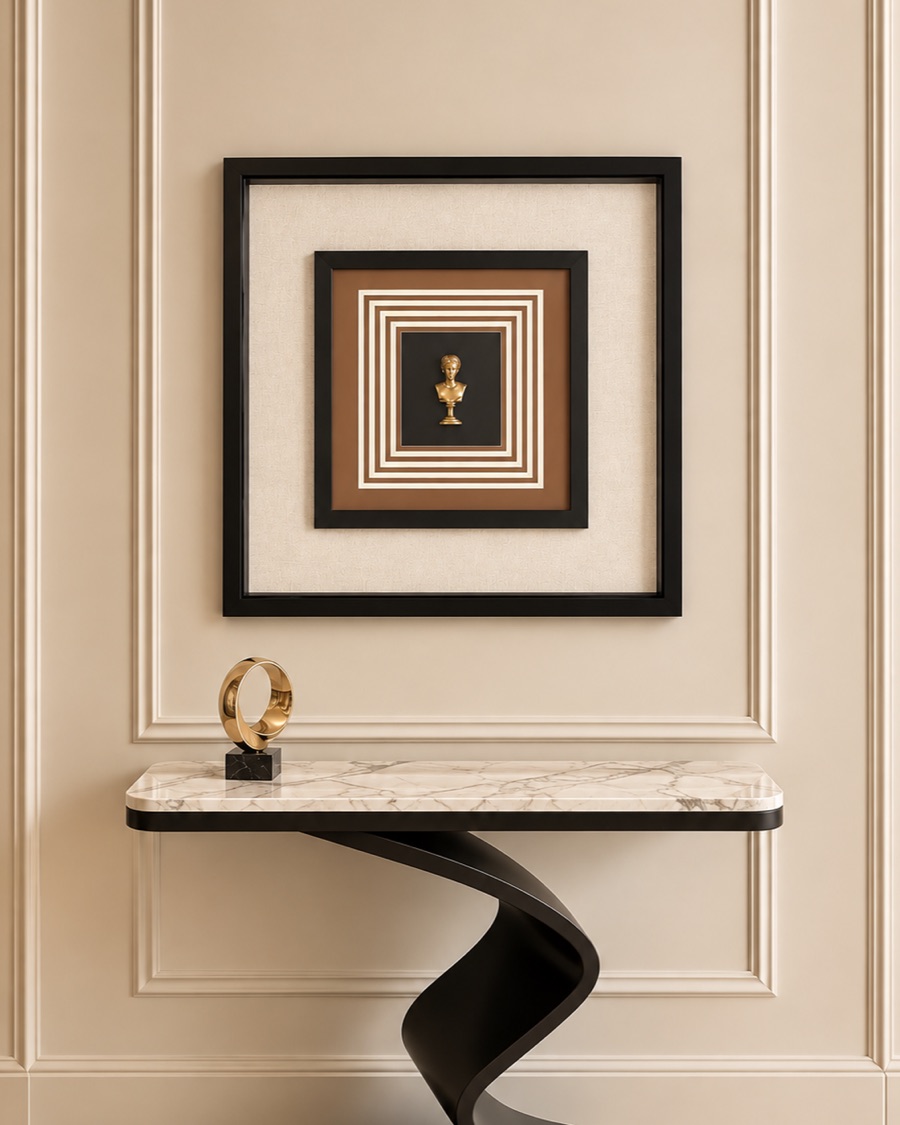 Layered Frame Goblet Art