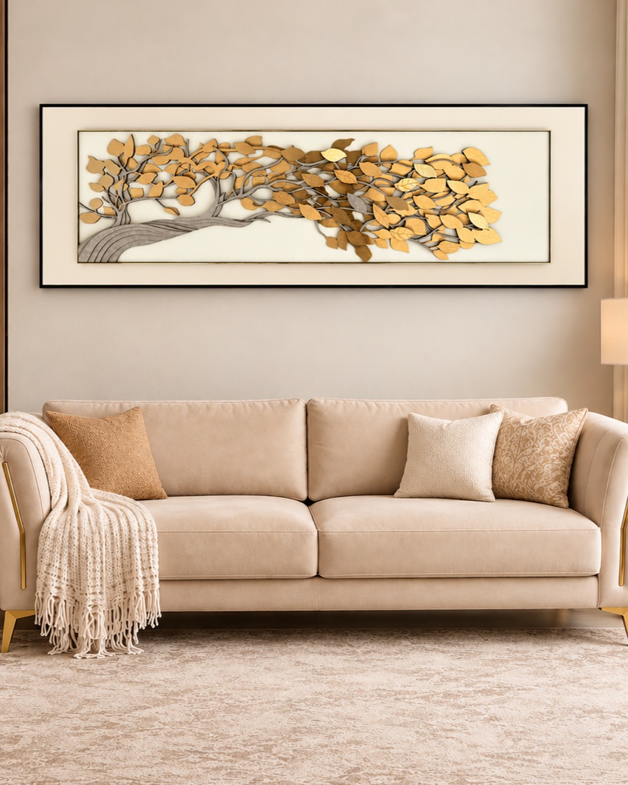 Golden Branch Relief Art, Panoramic