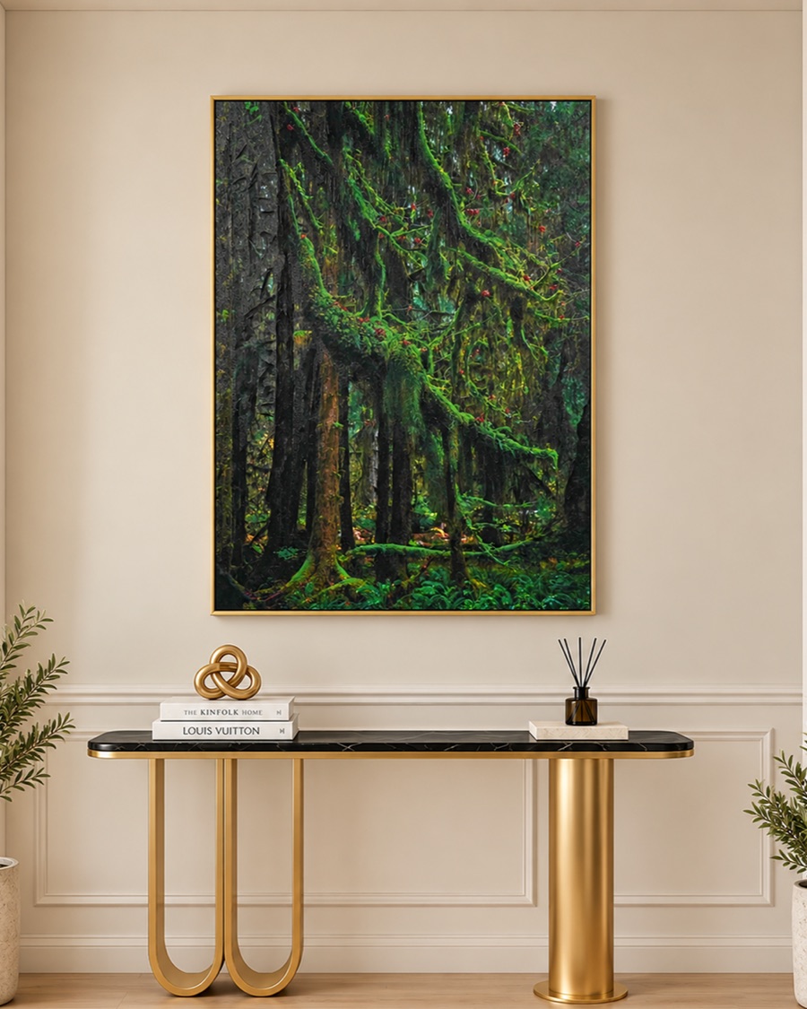 Mossy Forest Canvas